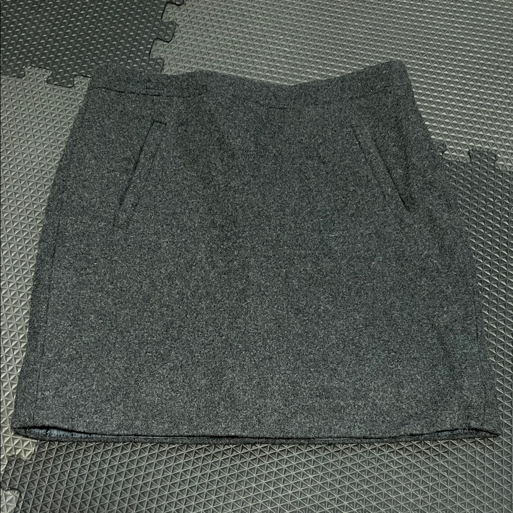 J. Crew Gray Mini Pencil Skirt Work
